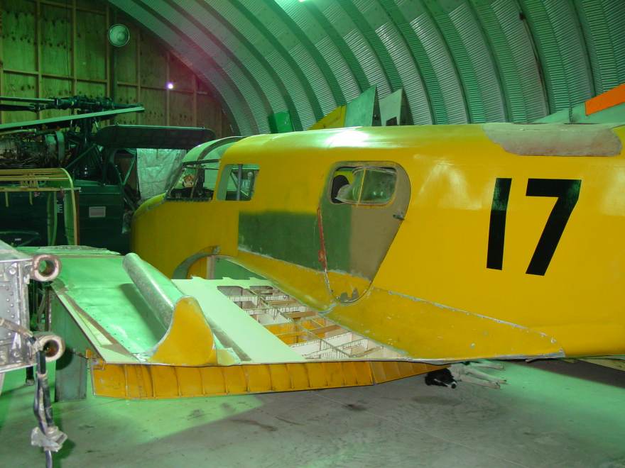 Airspeed Oxford in original wartime trainer yellow paint